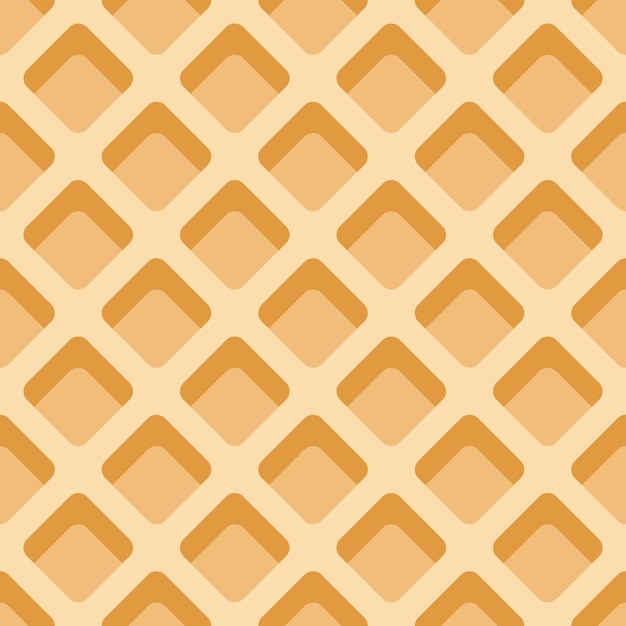 Naadloos patroon met eenvoudige wafel 3d
