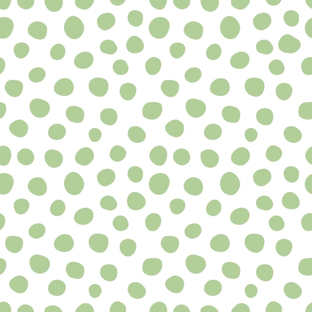 Vector naadloos patroon met groene vlekken