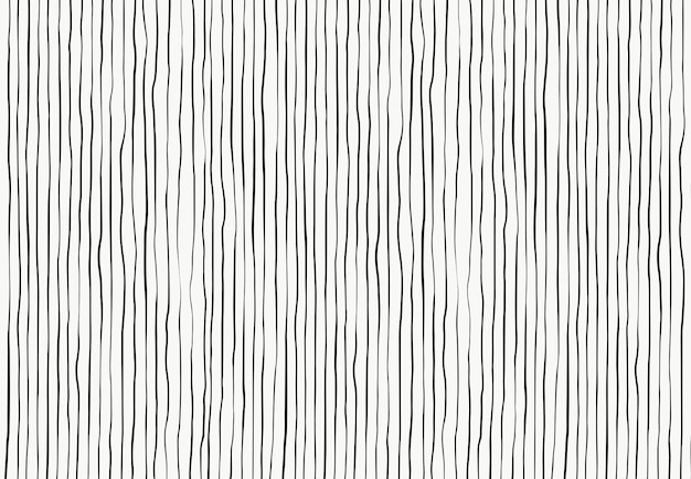 Vector naadloos patroon met handgetekende lijnen.