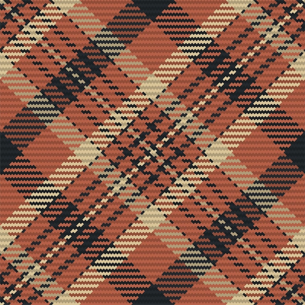 Naadloos patroon van Schotse tartan plaid Herhaalbare achtergrond met cheque stof textuur Vector achtergrond gestreepte textiel afdruk