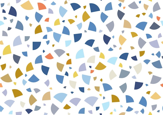 Naadloos patroon van veelkleurige abstracte vormen Sjabloon voor texturen textiel wallpapers banners uitnodigingen en eenvoudige achtergronden Lay-out voor omslagposter ansichtkaart interieur en decoratieve kunst