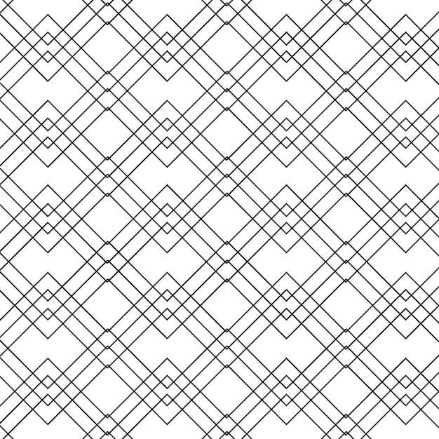 Naadloos patroon, verschillende geometrische vormen op een witte achtergrond - vectorillustratie