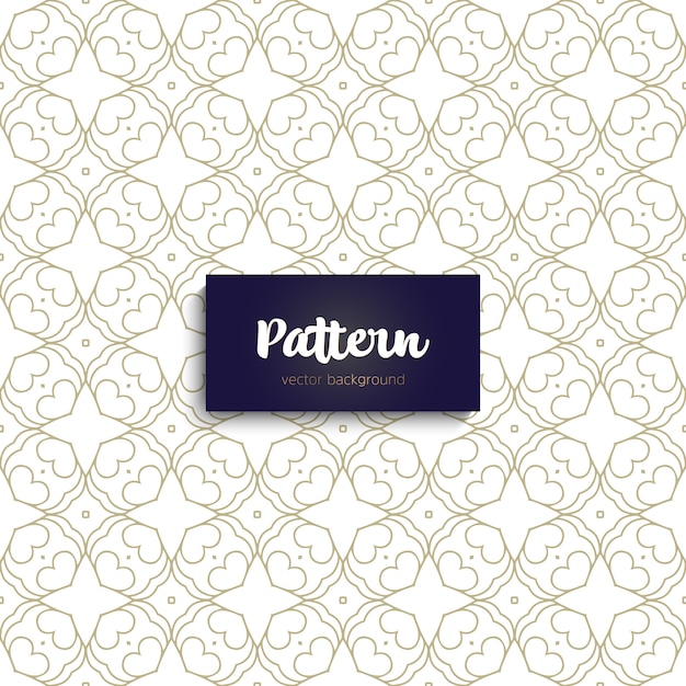 Vector naadloos patroon. vintage decoratieve elementen