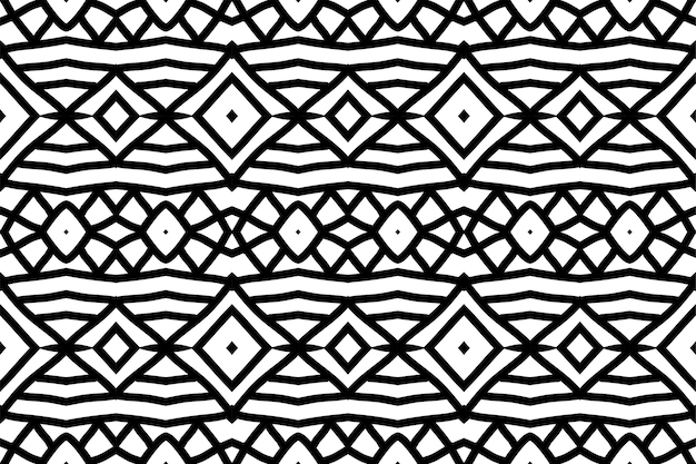 Vector naadloos patroon. zwart-witte eenvoudige achtergrond.