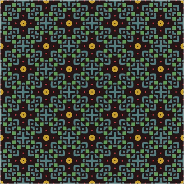 Naadloos patroonontwerp abstracte stijl