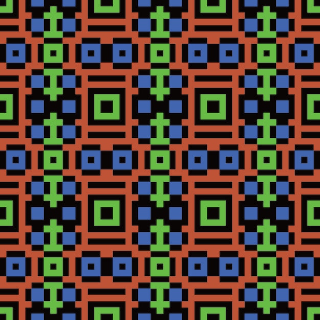 naadloos pixel abstract patroon