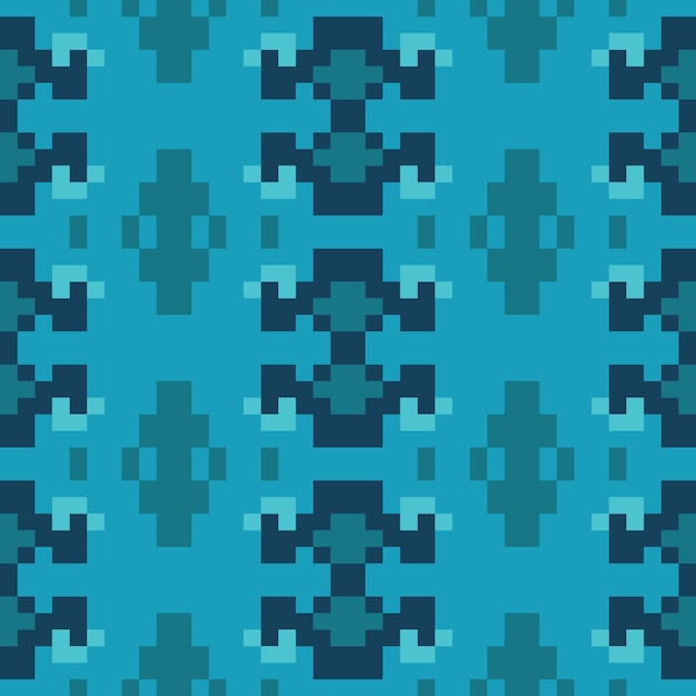 naadloos pixel minimalistisch kleurrijk patroon