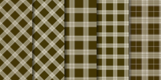 Vector naadloos tartan geruit patroon