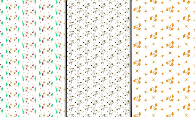 naadloos vector bloemmotief ontwerp