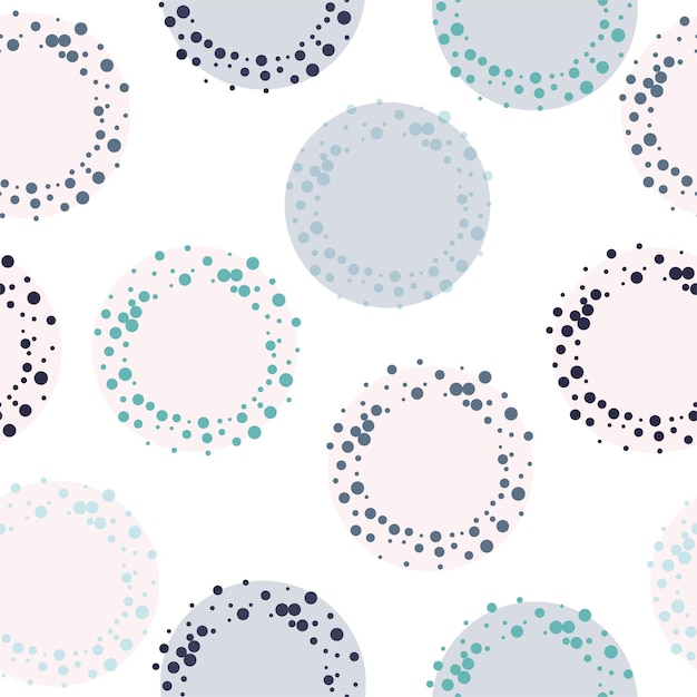 Naadloos verspreid confetti val chaotisch decor Abstract vector illustratie
