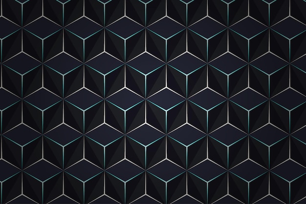 Naadloze 3D geometrische patroon abstracte achtergrond