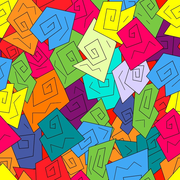 Naadloze abstracte geometrische patroonachtergrond