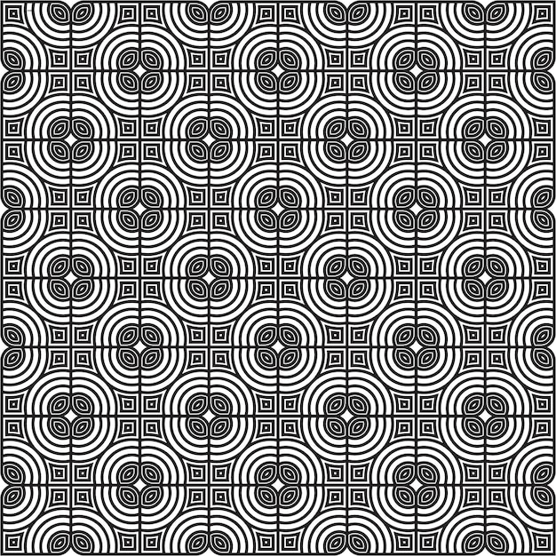Naadloze abstracte geometrische vorm lijnen patroon