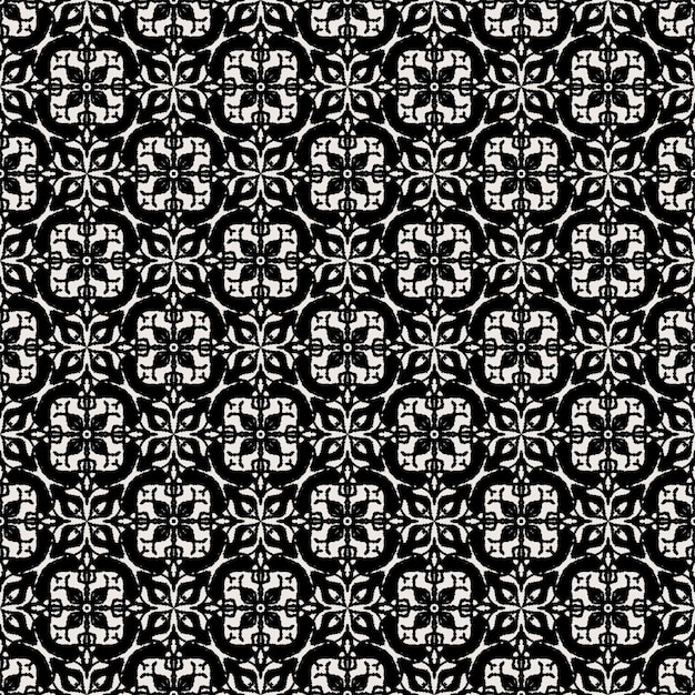 Naadloze abstracte mandala abstracte bloem ornament patroon achtergrond afbeelding grafisch bloemen