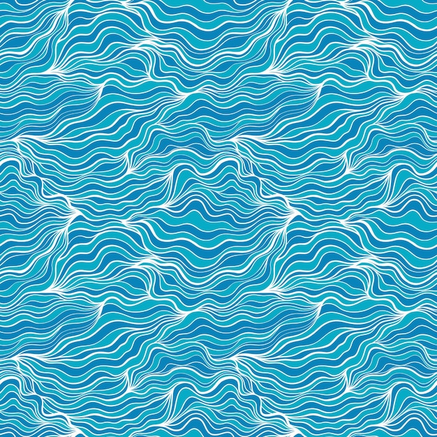 Naadloze abstracte patroonachtergrond Decoratief ontwerp uit de vrije hand creatieve verf Textuur chaotisch element Vectorillustratie