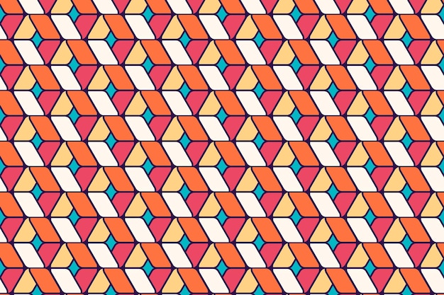 Naadloze abstracte patroonachtergrond