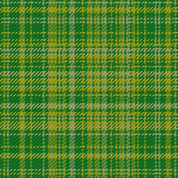 Naadloze achtergrondcontrole vector textiel tartan textuur stof plaid patroon