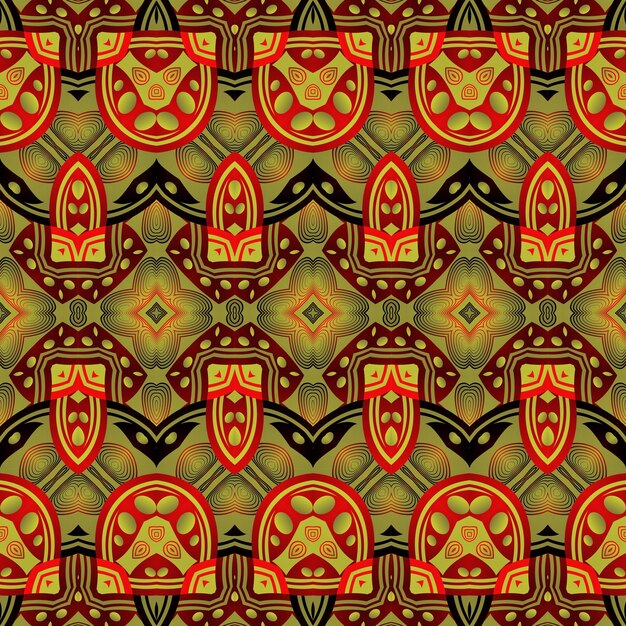 Naadloze achtergrondpatroon Decoratief geometrisch patroon Vector illustratie