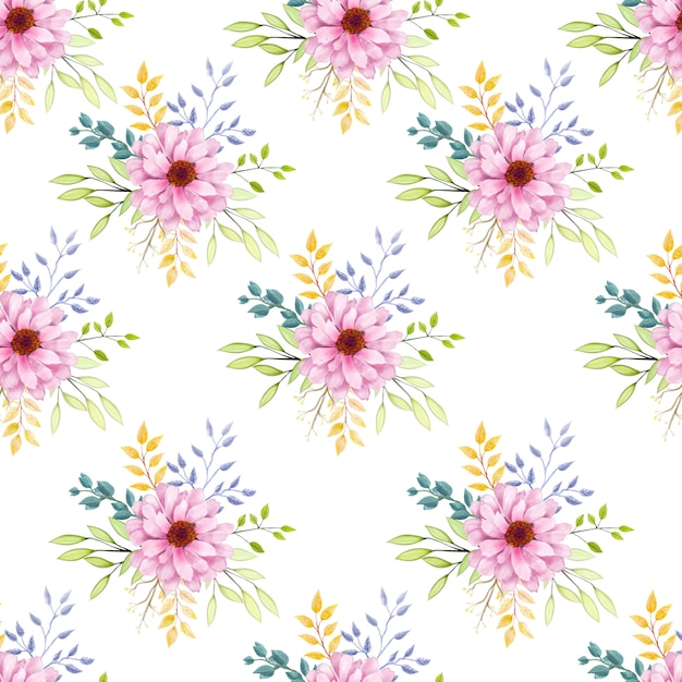 Naadloze bloemen patroon illustratie