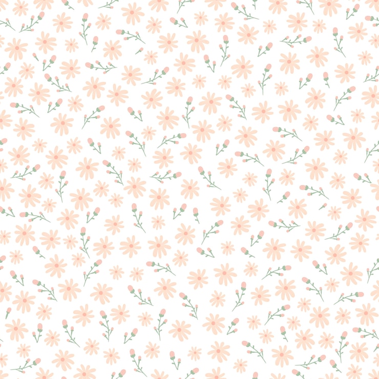Naadloze bloemmotief Mooie bloemen Afdrukken met kleine roze bloemen Ditsy print Leuke lente achtergrond elegante sjabloon voor modieuze printers