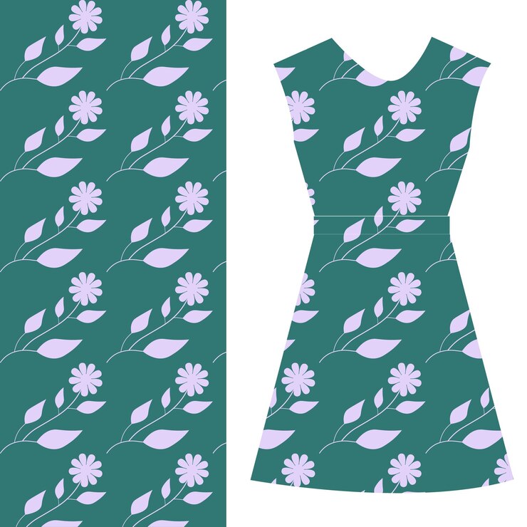Naadloze bloemmotief wilde bloemenpatroon ontwerp natuurlijke textuur ontwerp vector