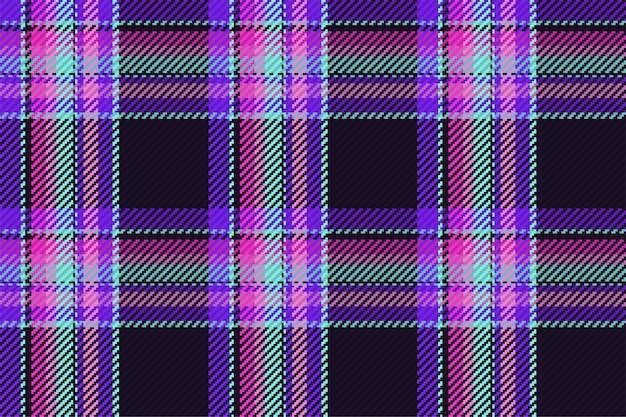 Vector naadloze geometrische patroon van schotse tartan plaid