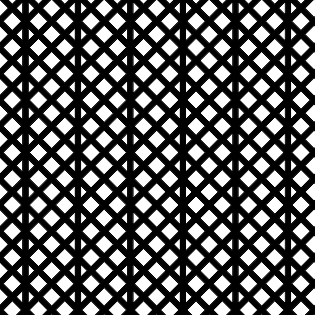 Naadloze geometrische patroon. Vector abstracte klassieke achtergrond in zwart-witte kleur