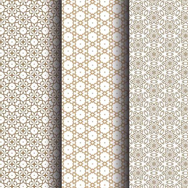 Naadloze geometrische sieraad gebaseerd op traditionele islamitische kunst. geweldig ontwerp voor stof, textiel, koof