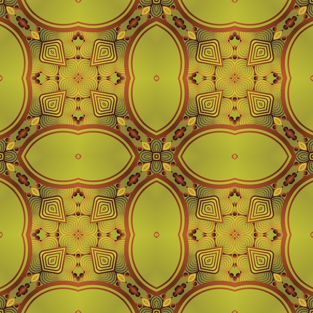 Naadloze gestructureerde abstracte achtergrond in bruin gecombineerd met geel goud