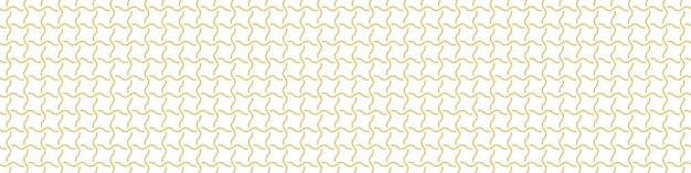 Naadloze gouden patroon op een witte achtergrond Golden weave Illustratie voor achtergronden banners reclame en creatief ontwerp