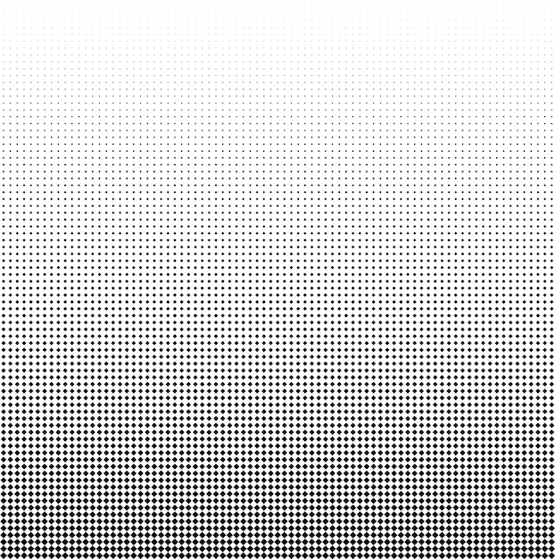 Naadloze halftone vectorachtergrond Gevuld met zwarte vierkanten 82 cijfers in hoogte