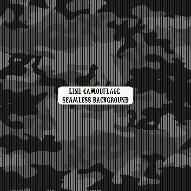 Naadloze lijnpatroon camouflage