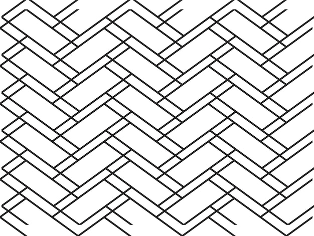 Naadloze mooie abstracte deco lijn kleurrijke patroon vector platte achtergrond.