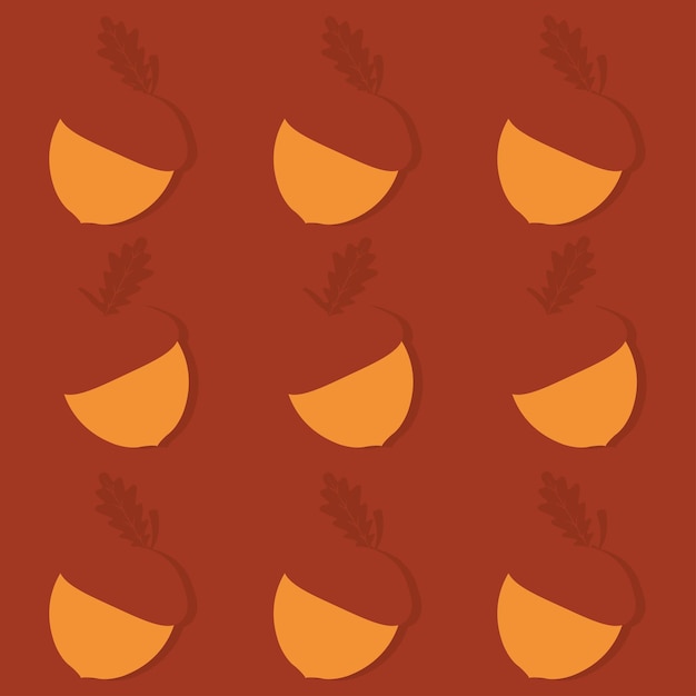 Naadloze patroon achtergrond met herfst iconen vectorillustratie