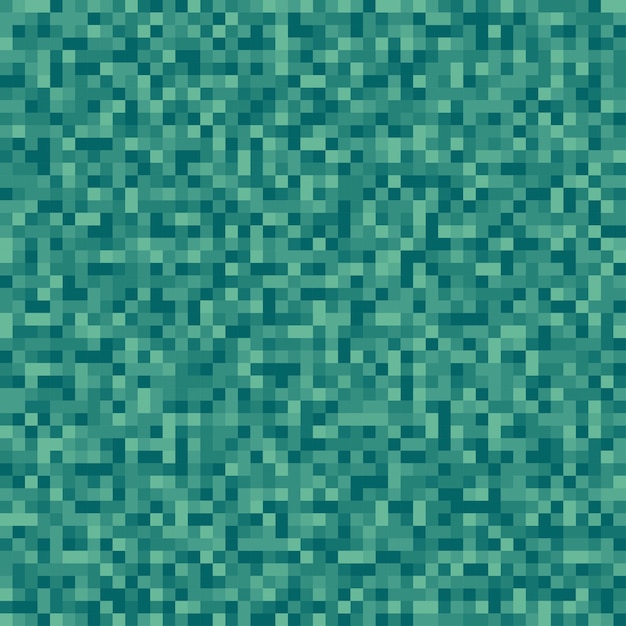 Naadloze patroon groenblauw pixel