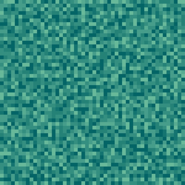 Naadloze patroon groenblauw pixel