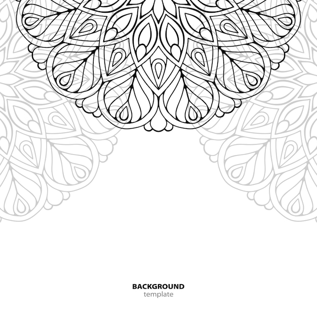 Naadloze patroon. mandala decoratief element.