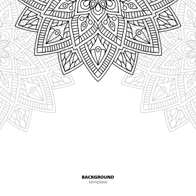 Naadloze patroon. mandala decoratief element.