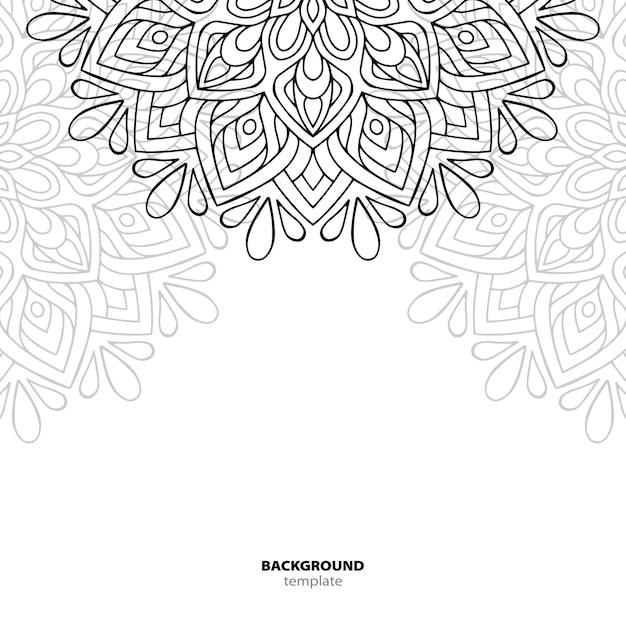 Naadloze patroon. mandala decoratief element.