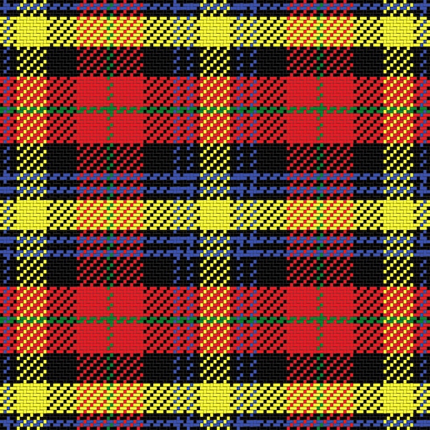 Naadloze patroon schotse tartan