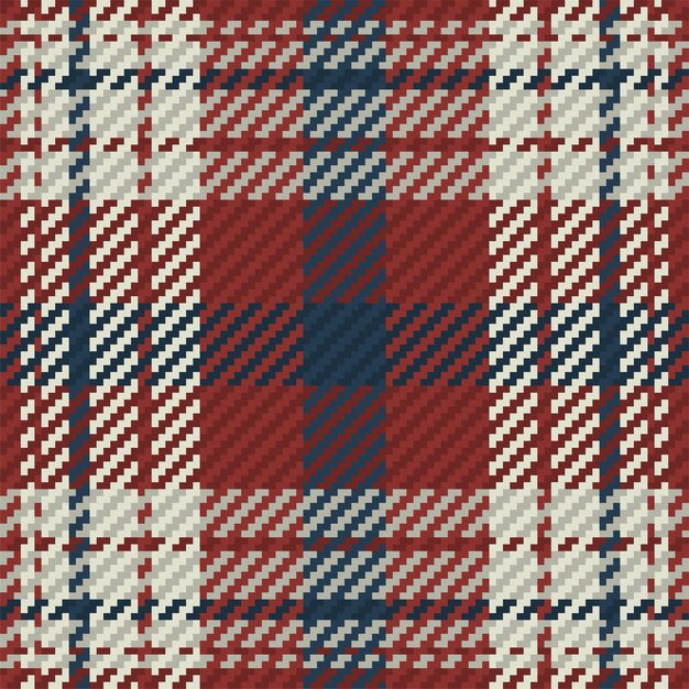 Naadloze patroon van Schotse tartan plaid Herhaalbare achtergrond met check stof textuur Vector achtergrond gestreepte textiel print