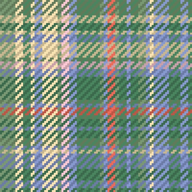 Naadloze patroon van Schotse tartan plaid Herhaalbare achtergrond met check stof textuur Vector achtergrond gestreepte textiel print