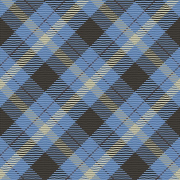 Naadloze patroon van Schotse tartan plaid Herhaalbare achtergrond met check stof textuur Vector achtergrond gestreepte textiel print