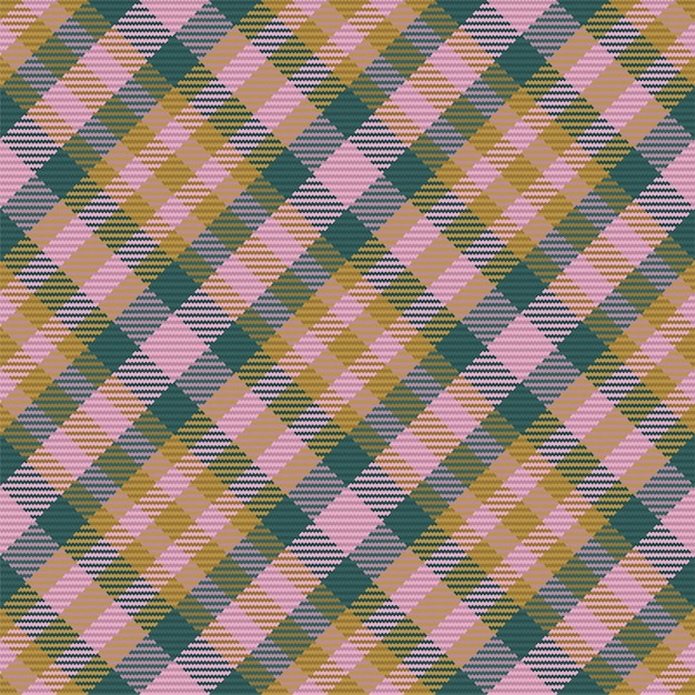 Naadloze patroon van Schotse tartan plaid. Herhaalbare achtergrond met de textuur van de chequestof. Platte vector achtergrond van gestreepte textiel print.