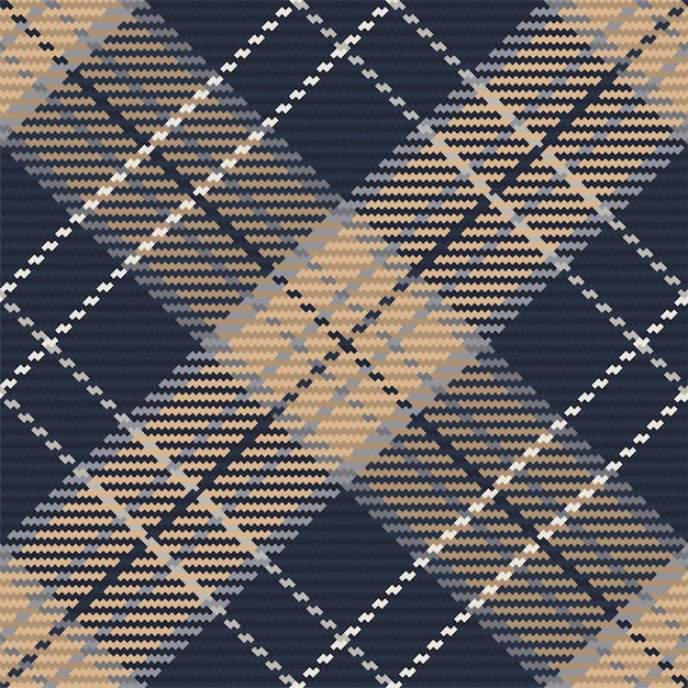 Naadloze patroon van schotse tartan plaid. herhaalbare achtergrond met de textuur van de chequestof. platte vector achtergrond van gestreepte textiel print.