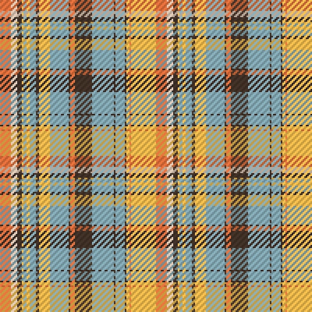 Naadloze patroon van schotse tartan plaid. herhaalbare achtergrond met de textuur van de chequestof. platte vector achtergrond van gestreepte textiel print.