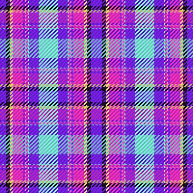 Naadloze patroon van Schotse tartan plaid. Herhaalbare achtergrond met de textuur van de chequestof. Platte vector achtergrond van gestreepte textiel print.