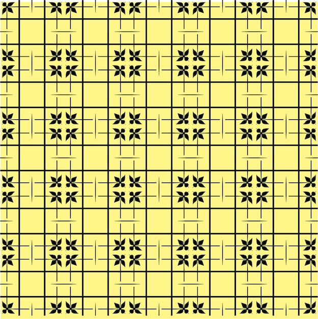 naadloze patroon zwarte vector