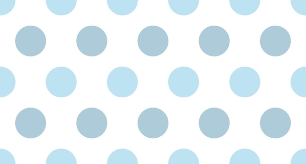 Naadloze polka dot patroon Vector herhalende textuur Polka dot met kleur pastel achtergrond Blauwe polka dot patroon Blauwe polka inwikkeling textuur vectorillustratie