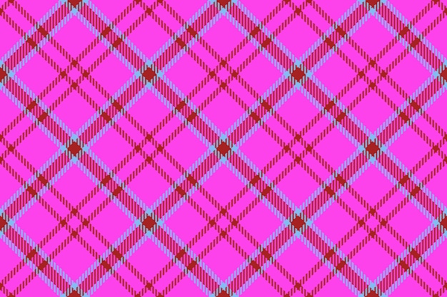 Naadloze stof vector Patroon geruite textuur Textiel check achtergrond tartan